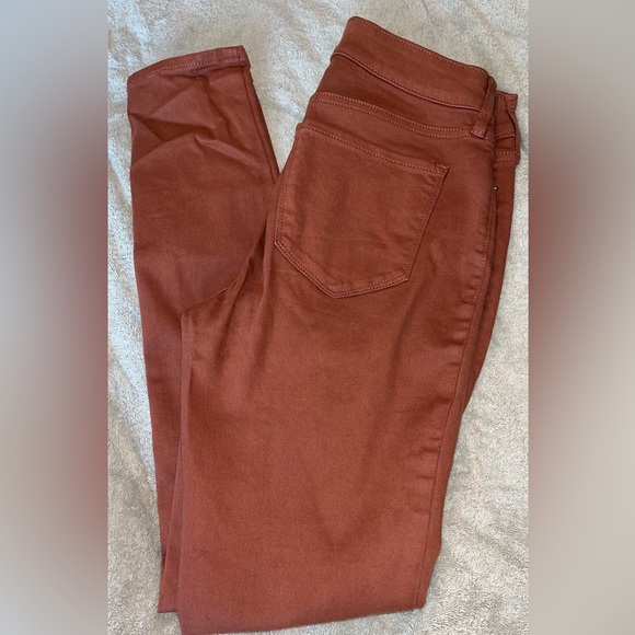 Old navy Rockstar super skinny Jean. Brand new. Burnt orange color. - Picture 3 of 3